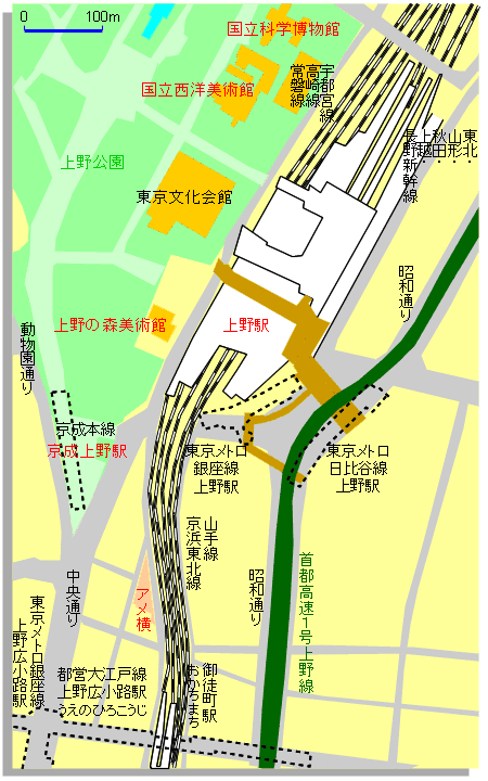 上野駅 東京都台東区