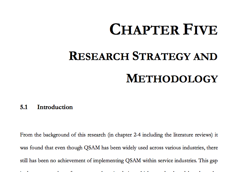 How To Write A Methodology Section For A Research Paper