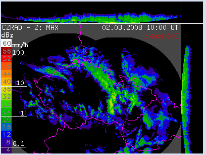 Radar počasí chmi / europan-cz.cz