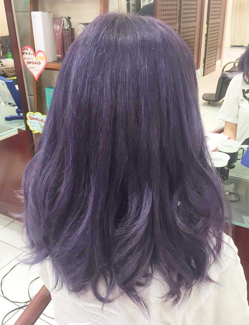 パープルヘアカラー 紫カラー バイオレットカラーにしてみたい方の参考カラー写真 グラデーションカラー インナーカラー ハイライトカラー Sherry 原宿美容室