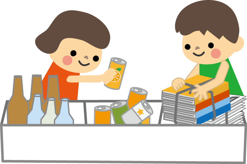 廃品回収イラスト 無料素材