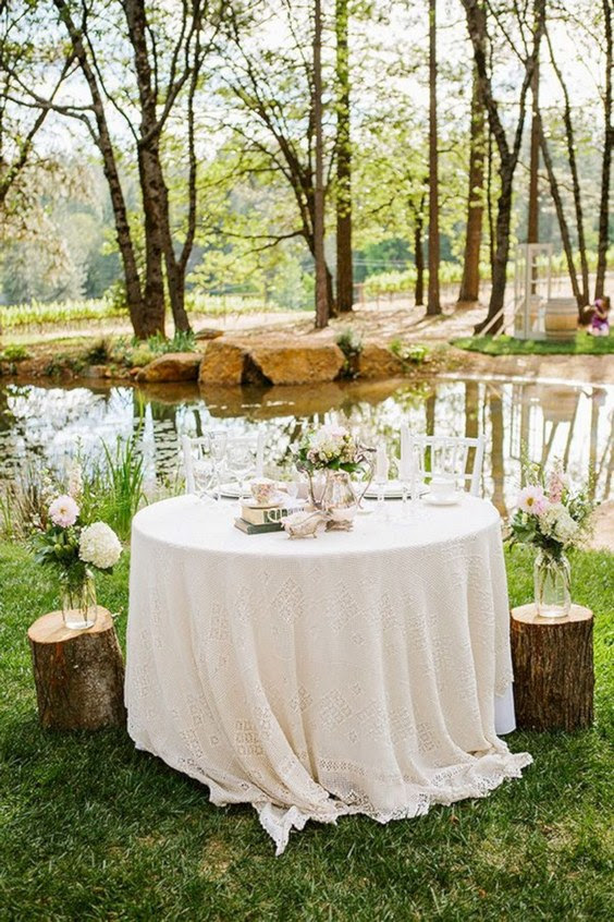 20 Rustic Country Wedding Head Sweetheart Table Ideas ...