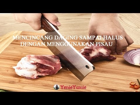 Cara Menghaluskan Daging Ayam Tanpa Mesin Chopper Atau Blender