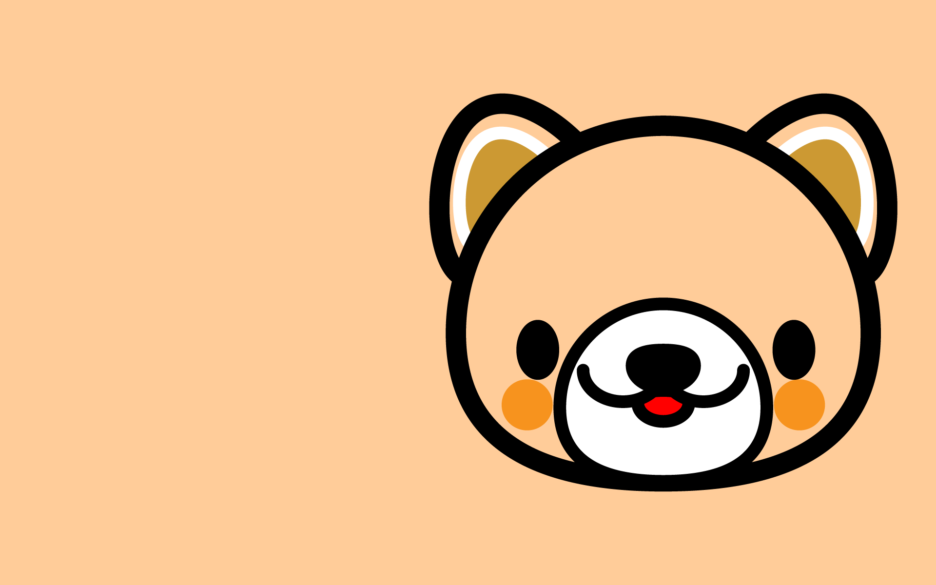 かわいい顔だけ犬壁紙 Pc の無料イラスト 商用フリー オイデ43