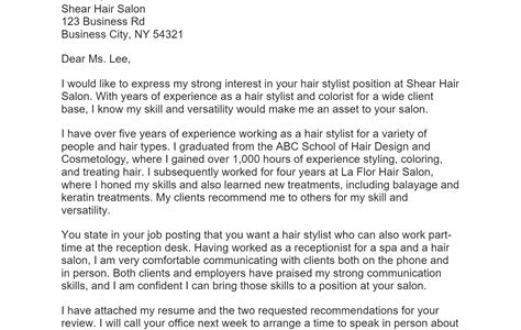 Free Reading hair salon letter of recommendation English PDF PDF