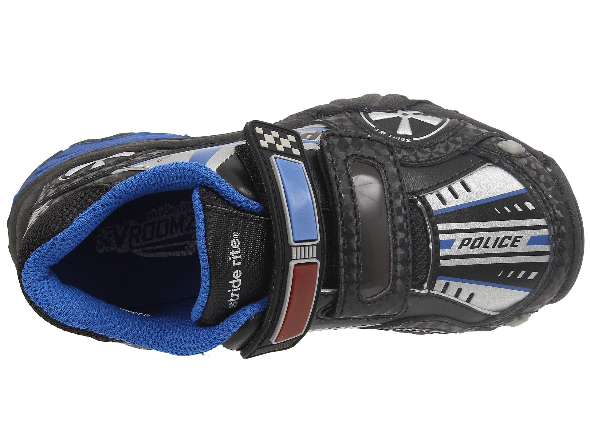 Stride Rite Vroomz Police Car Toddler Little Kid | Shipped Free at ...