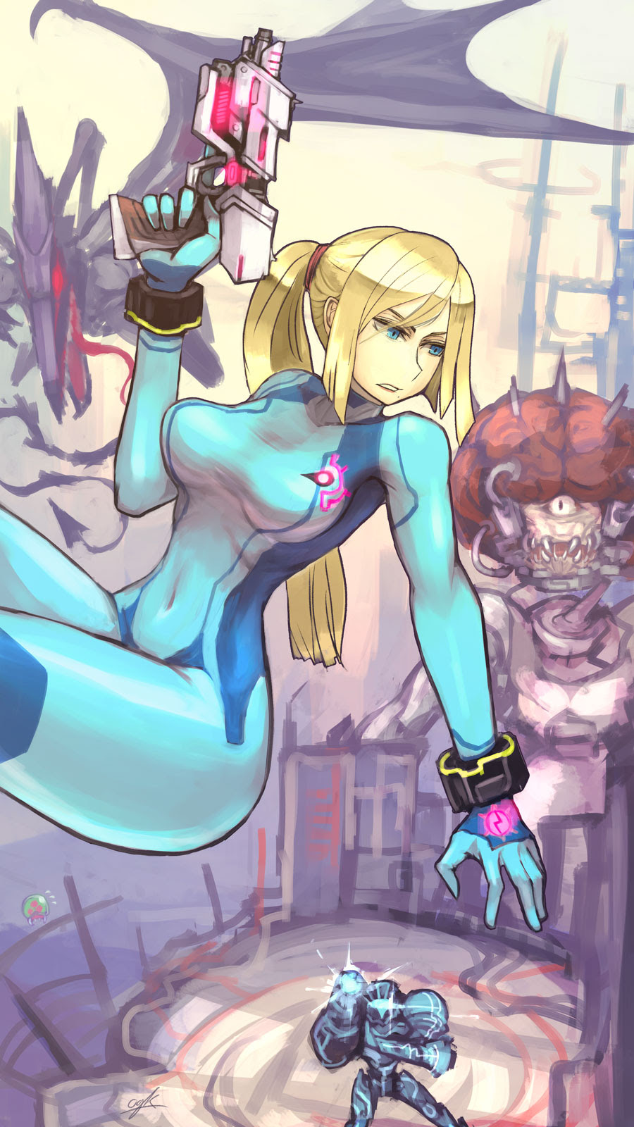 Oogataken イラスト 新ゼロスーツサムス