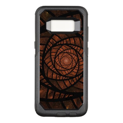 Brown Spiral OtterBox Commuter Samsung Galaxy S8 Case