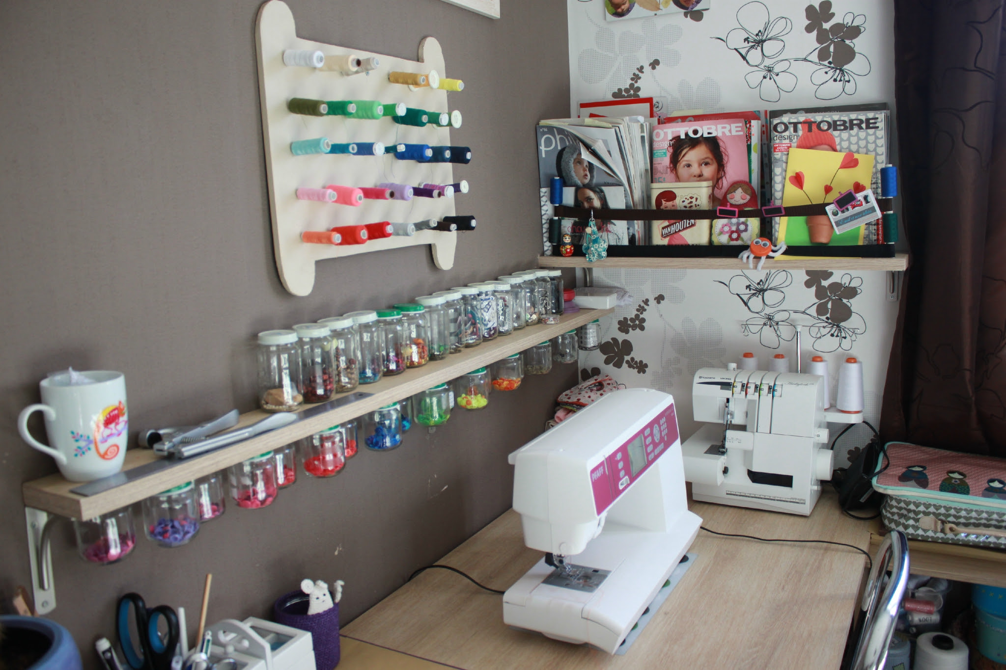 travail a la maison couture