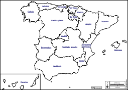 Spain Map Black And White  www.pixshark.com  Images 