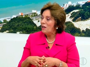 'Deixo uma administração honesta, sem escândalos', diz Rosalba Ciarlini (Foto: Reprodução/Inter TV Cabugi)