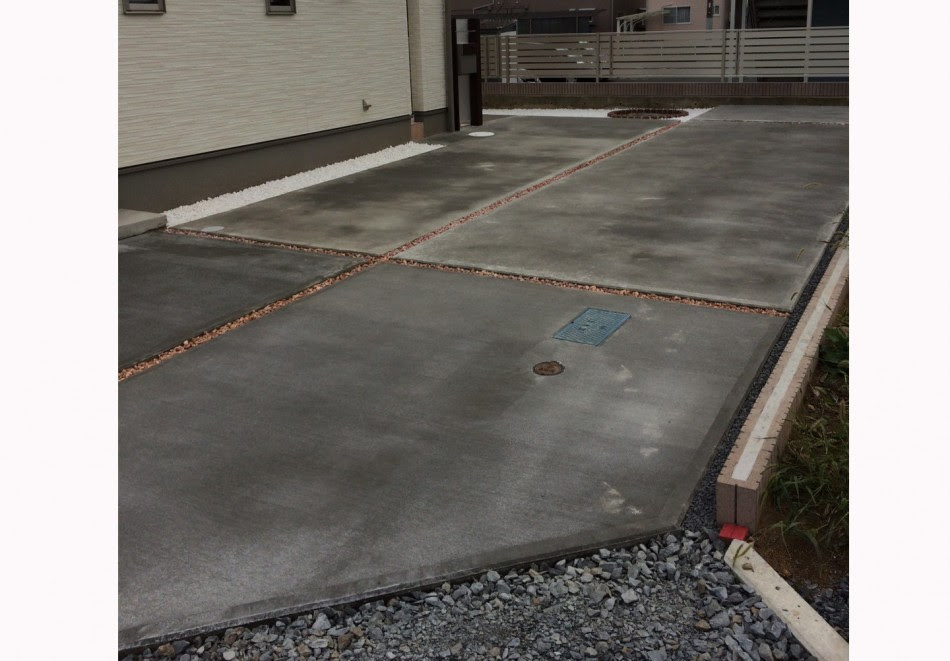 南側玄関で北側に駐車場を設置した施工例 水戸市 茨城県水戸市 外構 エクステリア ガーデンライフmito