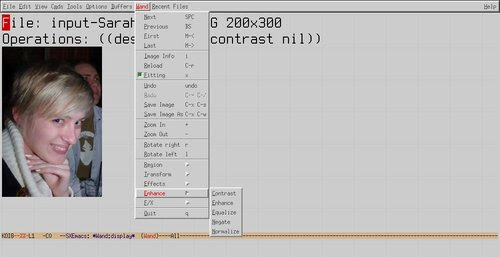 Wand-display menu