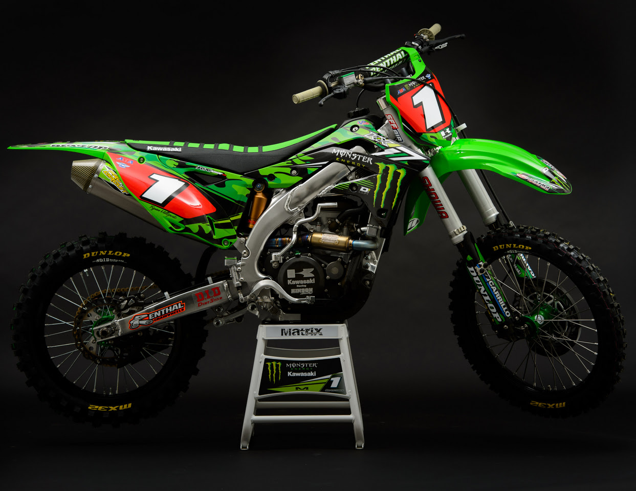 Kawasaki Kawasaki KX250F Monster Energy - Moto.ZombDrive.COM
