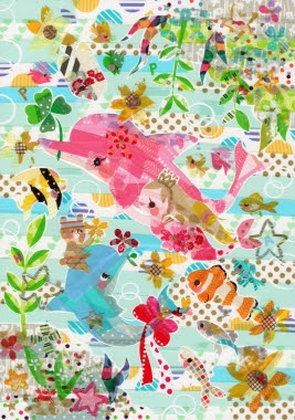 暑さも吹き飛ぶマスキングテープ切り貼り絵 みんなのマスキングテープ活用術