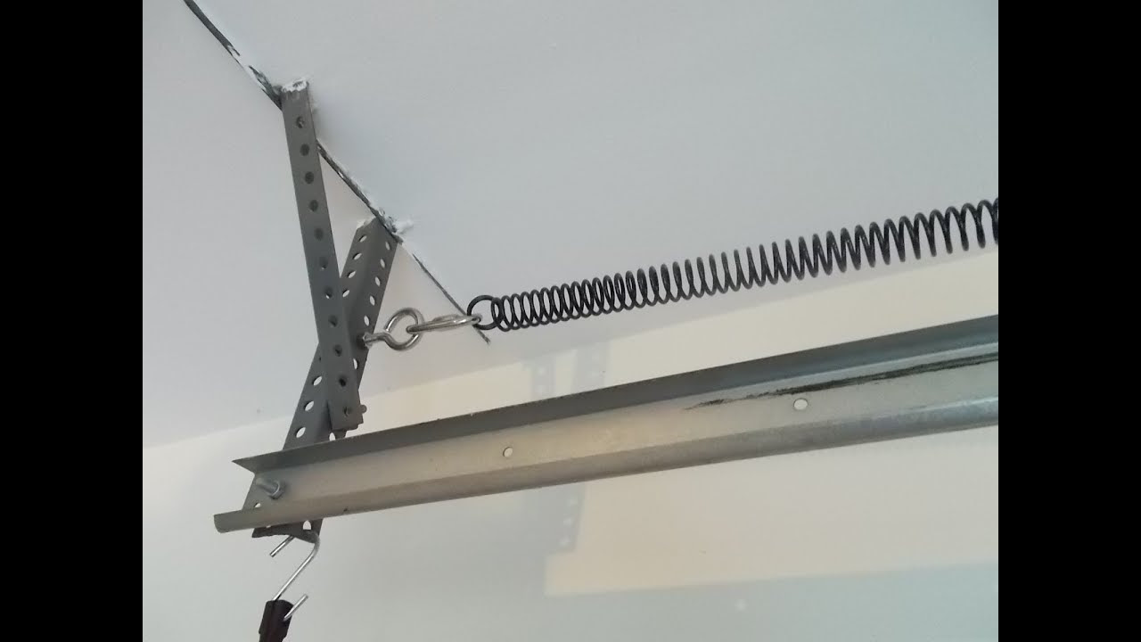 Replace a Broken Garage Door Spring - YouTube