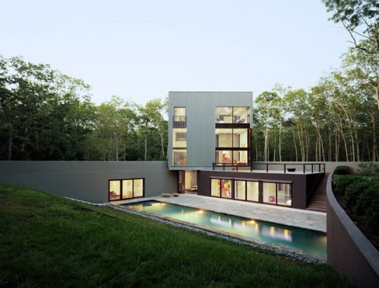  Cube House That Roots Itself To The Landscape and Has Amazing Swimming Pool