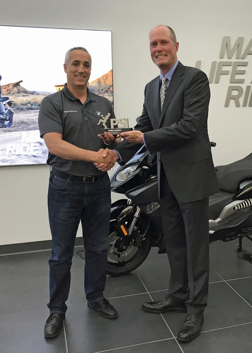 BMW Motorcycle Dealers Ranked First In 2017 Pied Piper Prospect