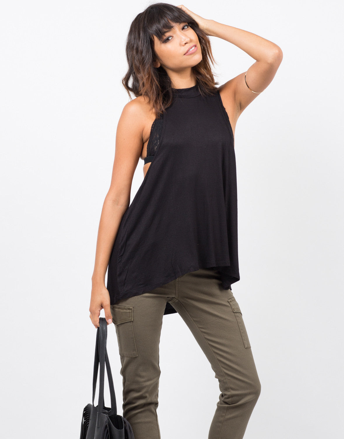 Download Flowy Mock Neck Top - Basics - Womens Tops - 2020AVE