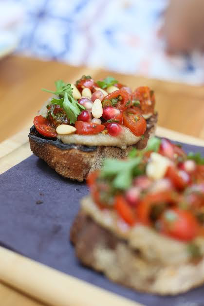 eggplant toast