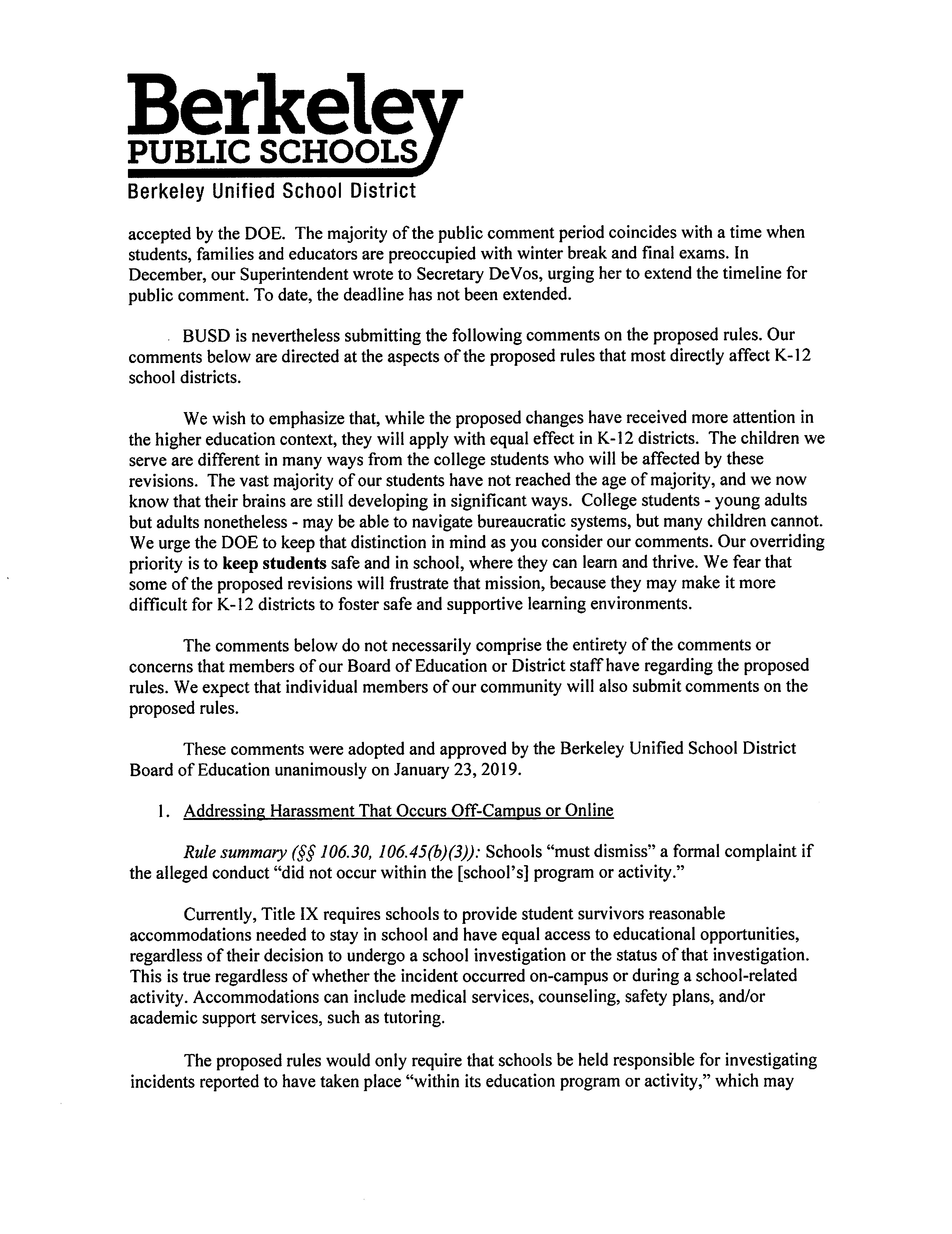 Letter Proposing Change In Secretary : Institute Comment ...