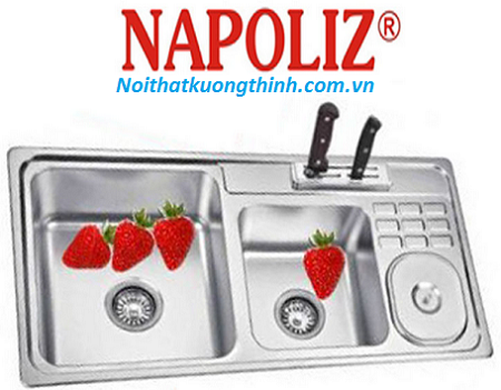 Chậu rửa bát Napoliz cho không gian bếp đẹp mọi góc nhìn
