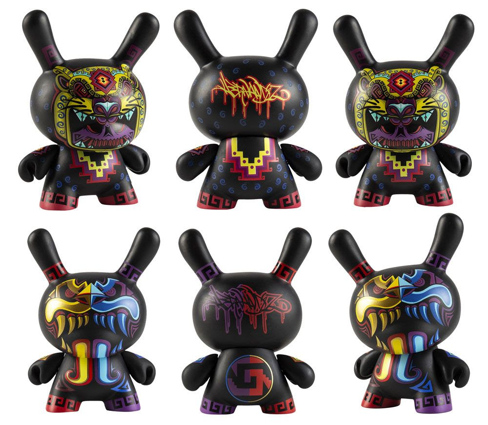 Jesse Hernandez x Kidrobot x Foot Locker - Cosmic Jaguar & Two Serpent Dunny's released
