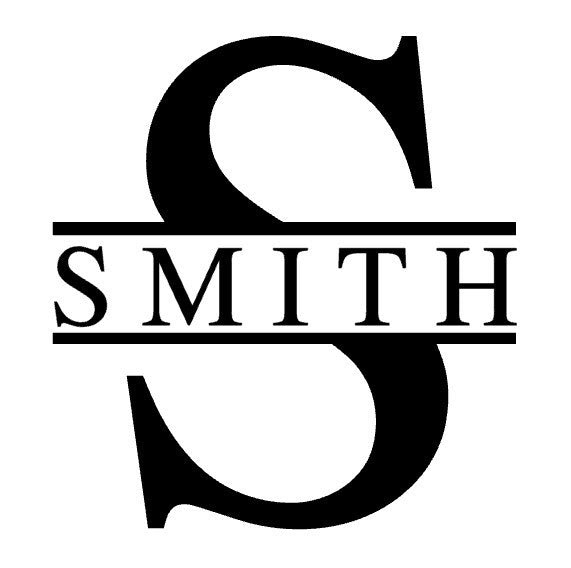 Download Split Letter Monogram - Southern Society Company