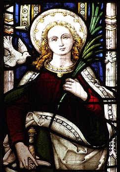 ST. COLUMBA Virgin Martyr in Cornwall