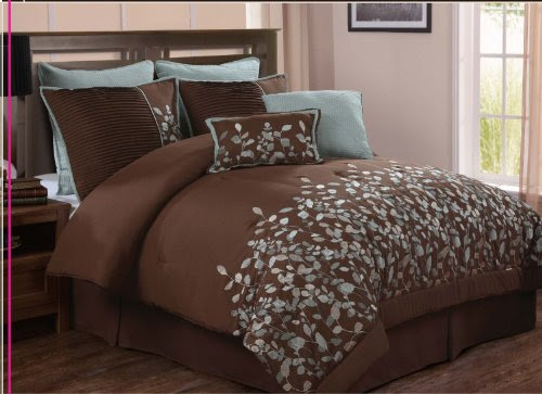 Luxury Home 8-Piece Leaves Comforter Set