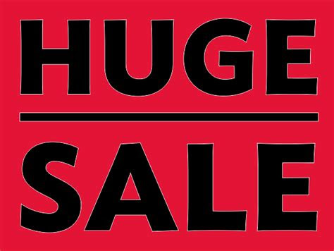 huge sale yard sign customsignscom