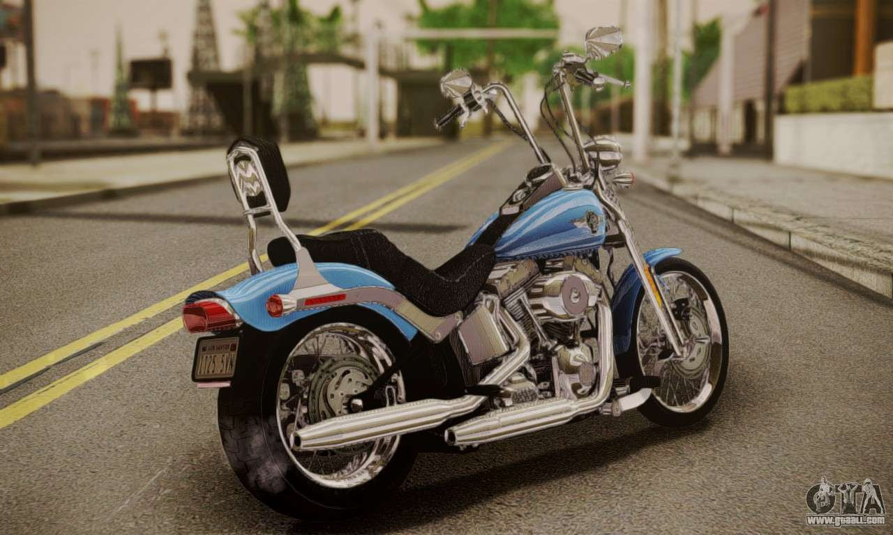  Harley  Davidson  FXSTS Springer Softail for GTA  San Andreas