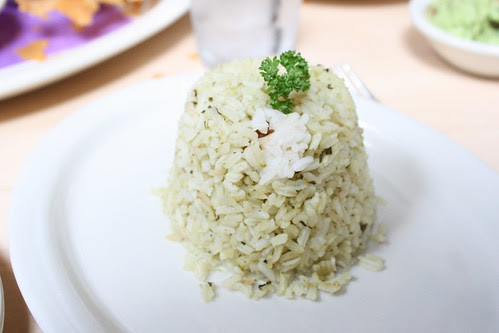 Cilantro Rice at Loteria Grill