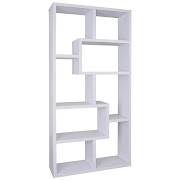 25+ White Geometric Bookcase