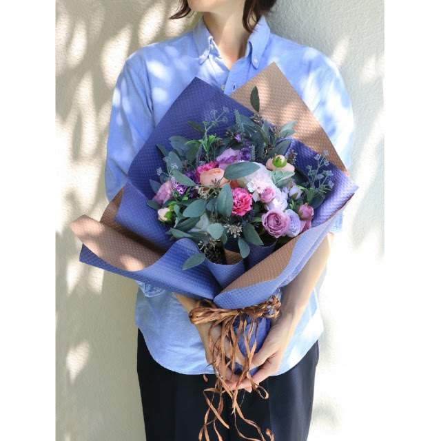 Teshioロール Sibori 紺色 胡桃色 85cmｘ15ｍ １本 280円 ｍ