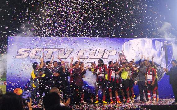 Persipura Jayapura juara Piala SCTV (GOAL.com/Arief Setiadi)