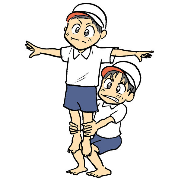組体操のイラスト かわいいフリー素材が無料のイラストレイン