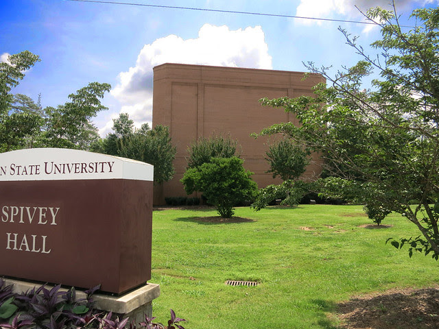 IMG_1611-2013-06-29--Spivey-Hall-view-of street-facade-brick-Clayton-State-University