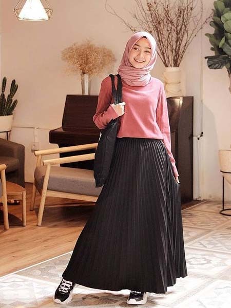 10+ Rok Panjang Hitam Jeans