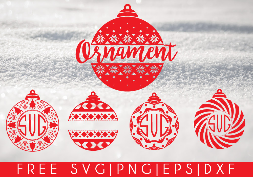 Download Christmas Ornaments Free SVG, PNG, DXF, EPS Download