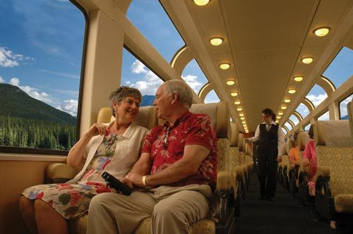 Mobile honeymoon on the train