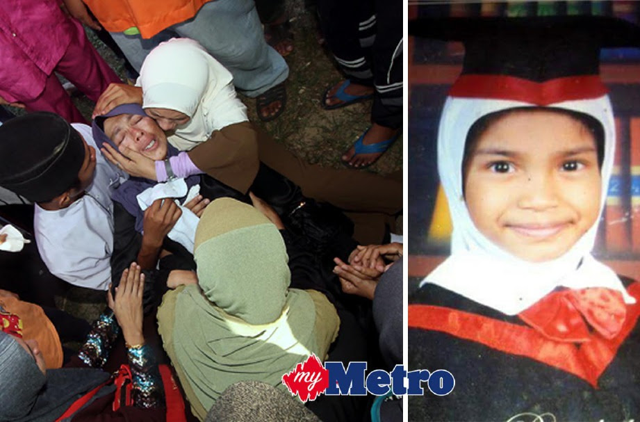 "Arwah minta pakai telekung putih" Ibu mangsa lemas bekas lombong bauksit pengsan lepas majlis pengebumian