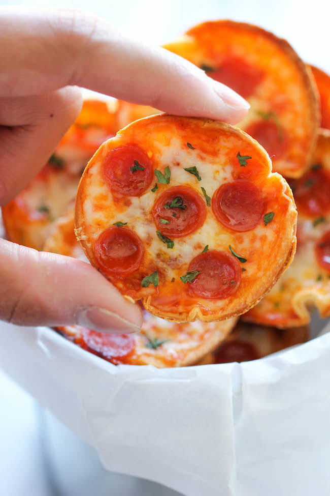 Mini Deep Dish Pizzas