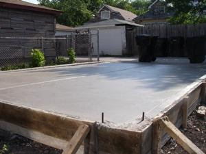 The finished slab