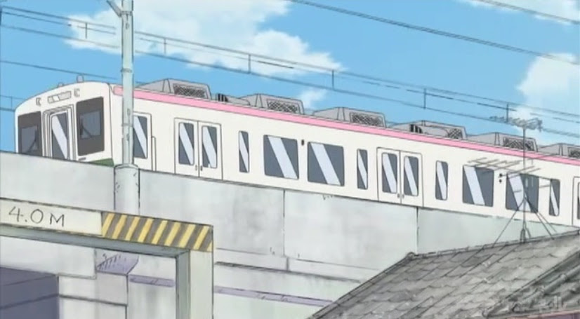 アニメ 日常に登場する電車の聖車巡礼及び考察 半炒飯