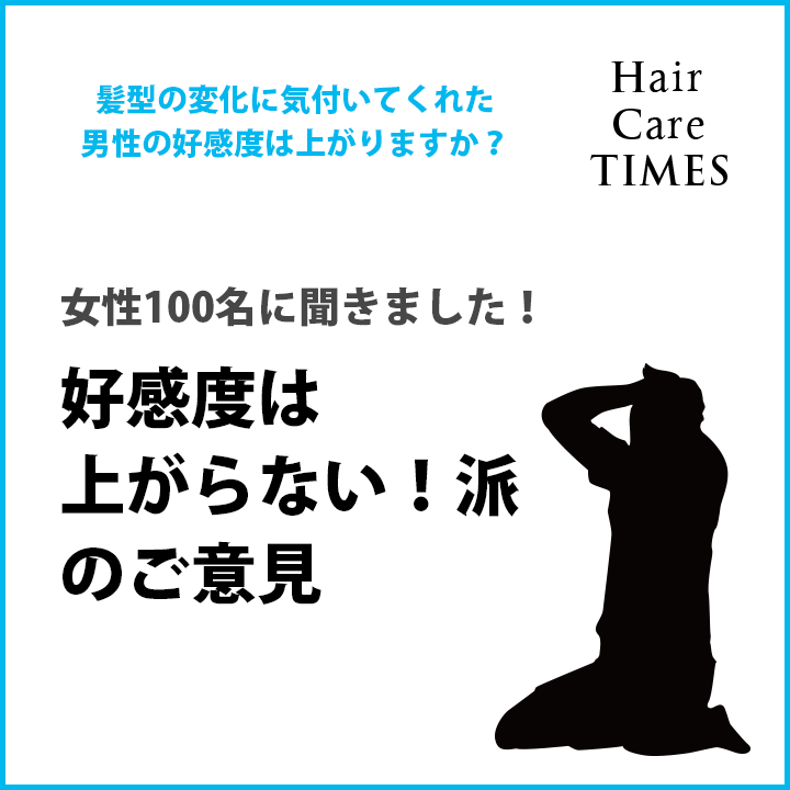 髪型の変化に気付いてくれた男性の好感度は 3 3 カミわざ