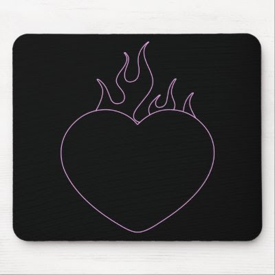 love heart black outline
