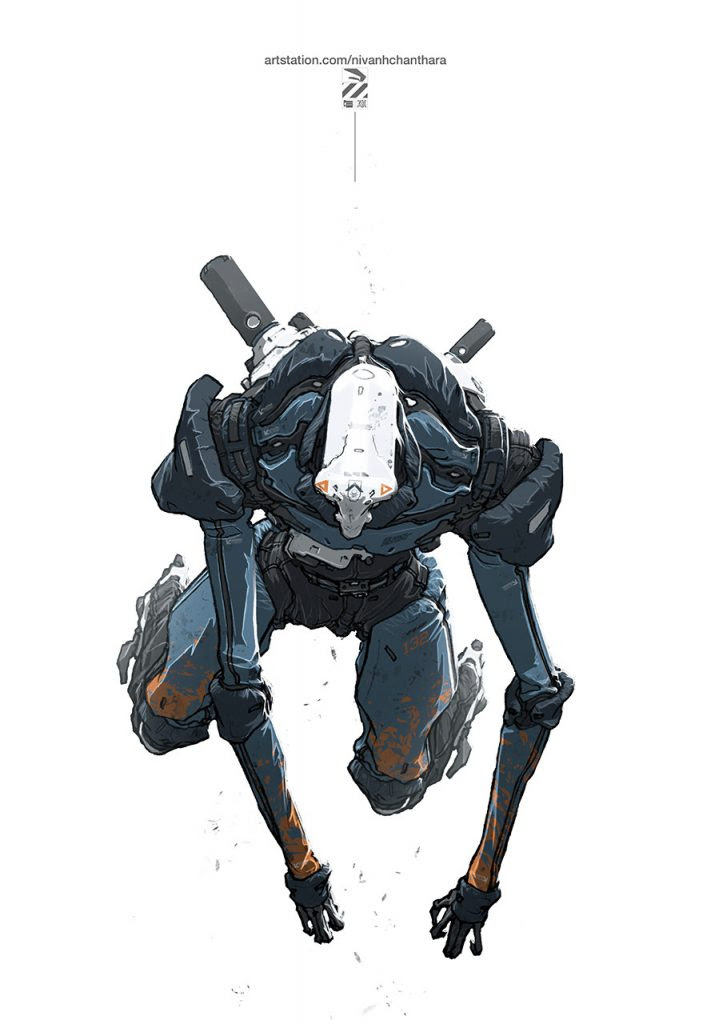 人気ダウンロード かっこいい ロボット イラスト 人型