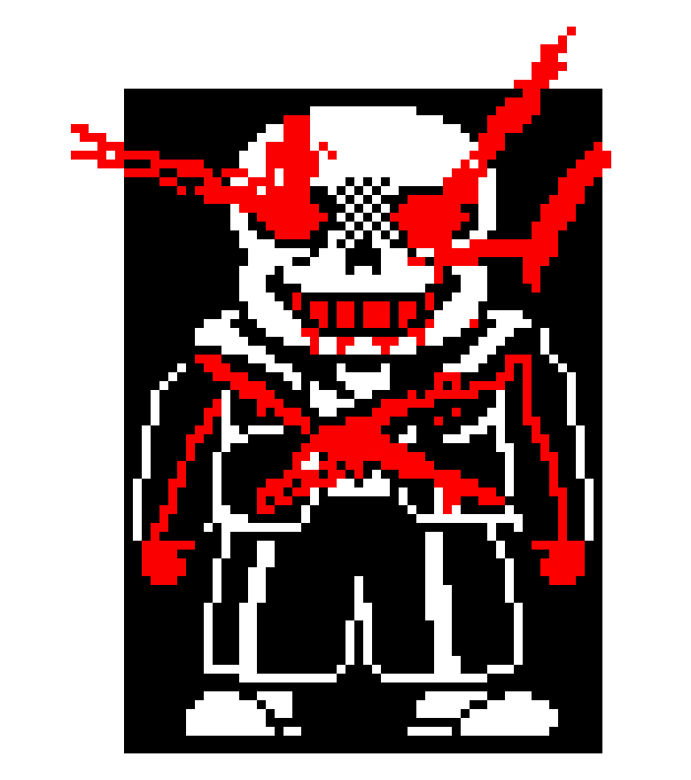 Undertale Last Breath Sans Phase 4 Pixel Art Maker