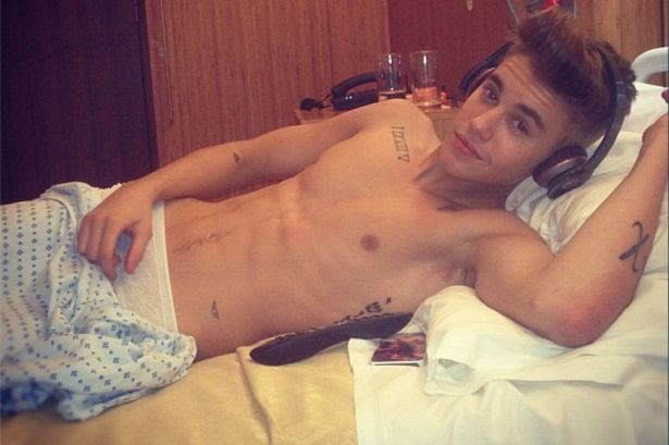 Justin Bieber in hospital